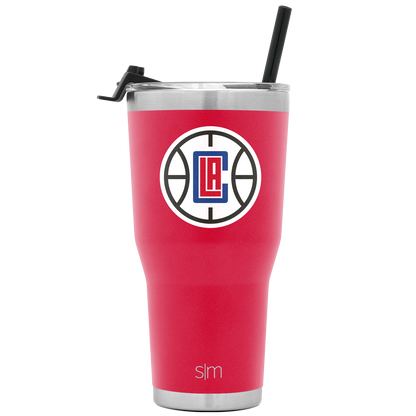 NBA Cruiser Tumbler with Flip Lid and Straw