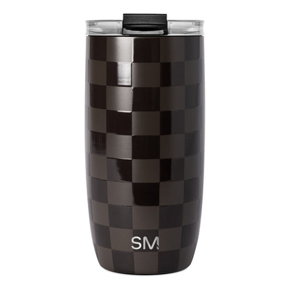 Voyager Tumbler with Clear Flip Lid & Straw