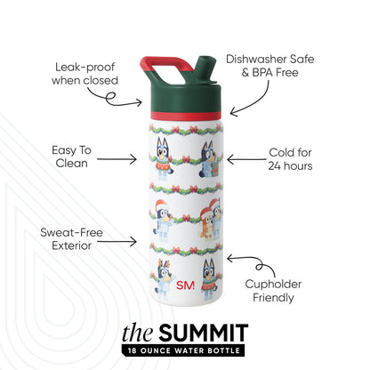 Summit Kids Water Bottle with Straw Lid