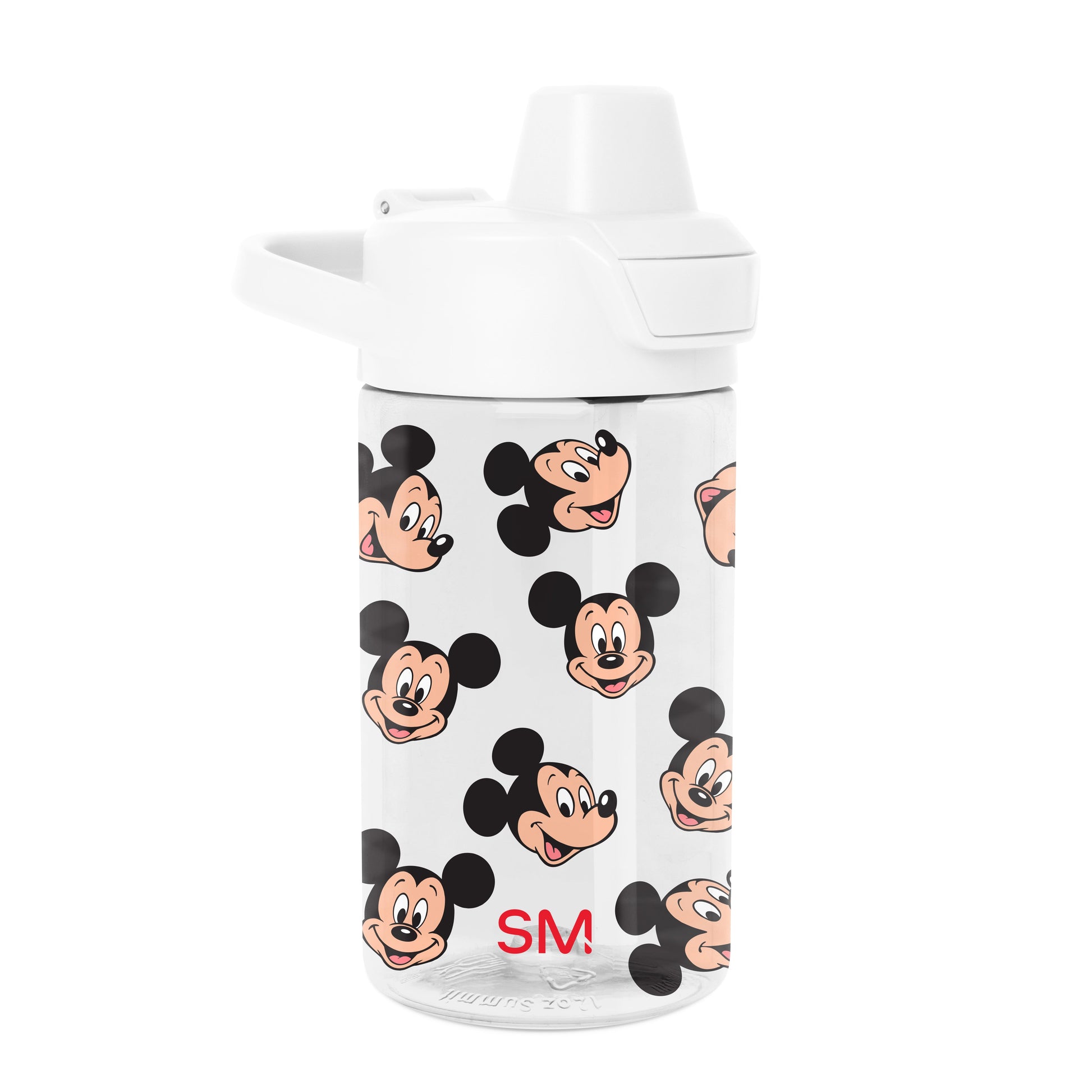 Summit Kids Plastic Water Bottle with Simple Flip Straw Lid